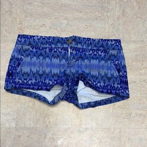Blue shorts